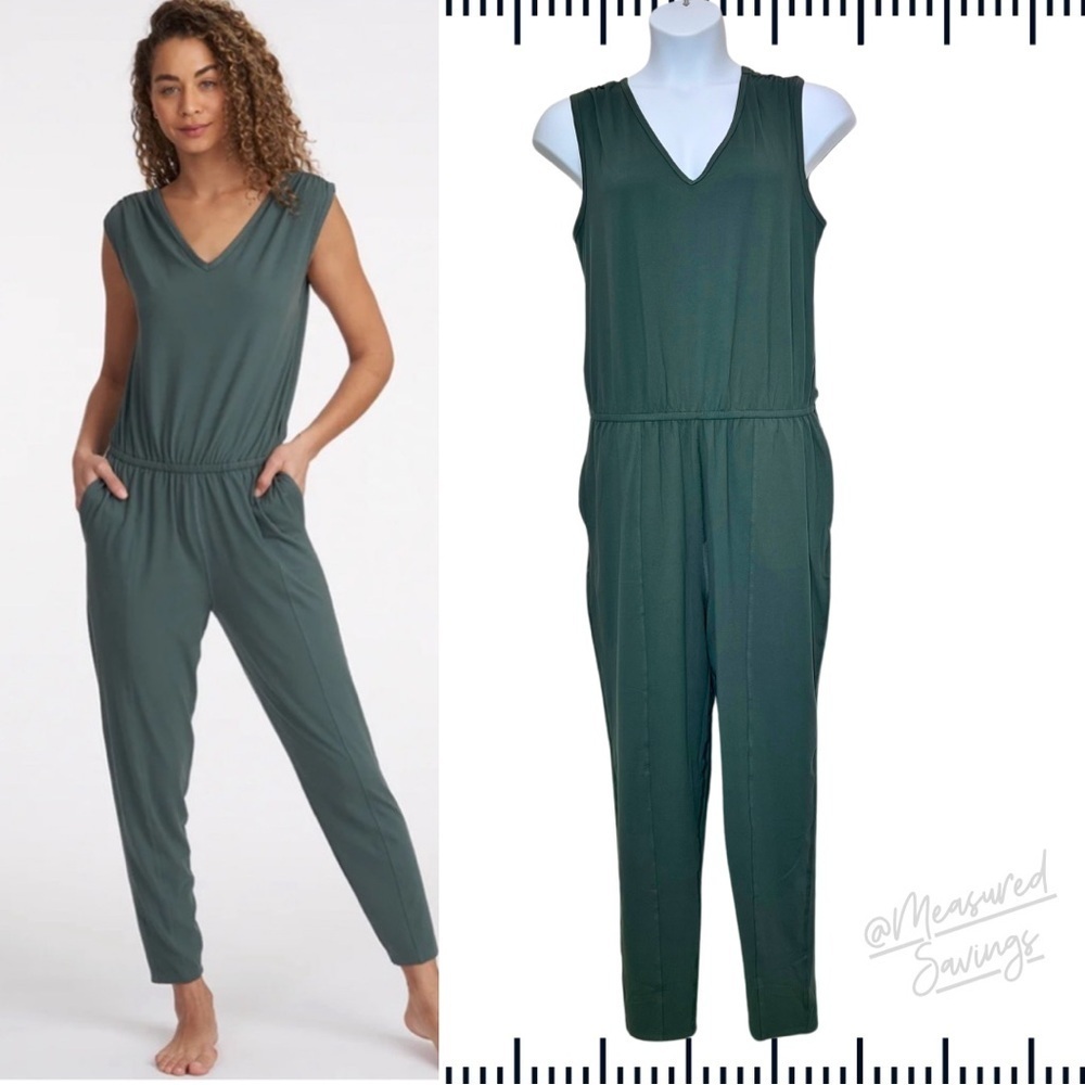 Thrive Societe Large  Nwt Green Apres Jumpsuit Thrive Societe